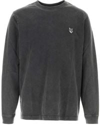 Maison Kitsuné - Organic Cotton T-Shirt - Lyst