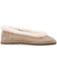 UGG - Zora Suede Ballet Flats - Lyst