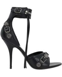 Balenciaga - Cagole 110Mm Leather Sandals - Lyst