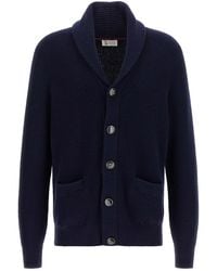 Brunello Cucinelli - Malfilé Cotton Cardigan - Lyst