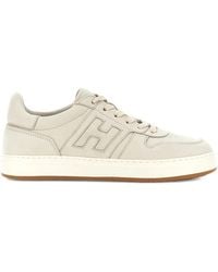 Hogan - H-Tv Nubuck Leather Sneakers - Lyst