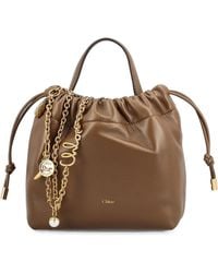 Chloé - Icons Leather Mini Bucket Bag - Lyst