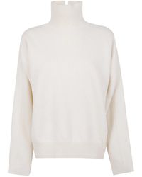 Jil Sander - High Neck Long Sleeves Padded Details Jumper - Lyst