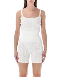 JW Anderson - Pointelle Knit Cami - Lyst