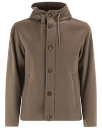 Herno - Wool-Effect Hooded Jacket - Lyst