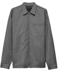 Prada - Wool Shirt Jacket - Lyst
