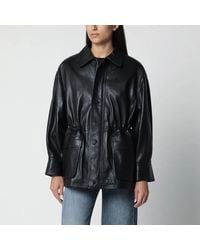 Arma - Maeve Leather Drawstring Jacket - Lyst