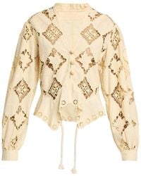 Isabel Marant - Nina Cotton T-Shirts Tops - Lyst
