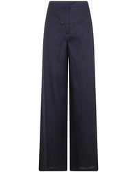 Max Mara - "Tapioca" Linen Classic Trousers - Lyst