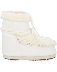 Moon Boot - Sheepskin Cow Suede Boots - Lyst