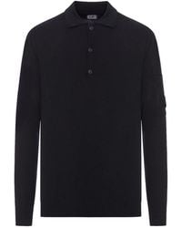 C.P. Company - Wool Polo - Lyst