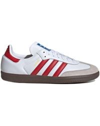 adidas - White And Better Scarlet Samba Og Trainers - Lyst
