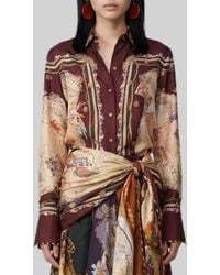 Zimmermann - Valiant Twill Shirt - Lyst