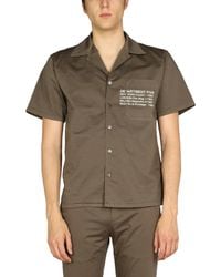 Department 5 - Hawaiian Logo Print Shirt - Lyst