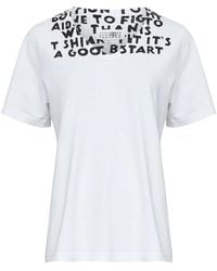 MM6 by Maison Margiela - Printed Cotton T-Shirt - Lyst