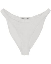 T By Alexander Wang - Bikini Briefs With Logo - Lyst