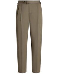 Dolce & Gabbana - Dolce & Gabbana Straight-Leg Pleated Trousers - Lyst