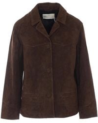 Tory Burch - Suede Blazer Jacket - Lyst