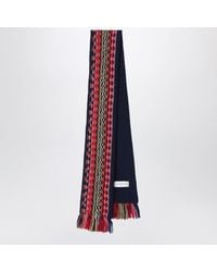 Dries Van Noten - Wool Scarf With Multicolour Jacquard Pattern - Lyst