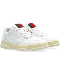 Gucci - Leather Sneakers Calfskin Calf Skin Trainers - Lyst