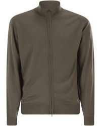 John Smedley - Extra Fine Merino Wool Cardigan - Lyst