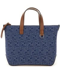 Fendi - Small Tote Bora Ff - Lyst