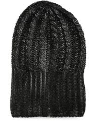 Avant Toi - Hand Painted Cashmere Braided Hat With High Edge - Lyst