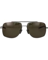 Dita Eyewear - Brushed Antique Metal Sunglasses - Lyst
