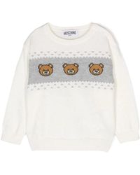 Moschino - "Teddy Bears" Crew Neck Pullover - Lyst