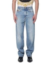 Versace - Distressed Jeans - Lyst