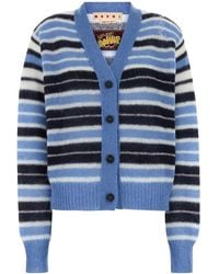 Marni - Mohair Blend Cardigan - Lyst
