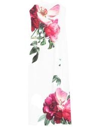 Alice + Olivia - Printed Long Dress - Lyst