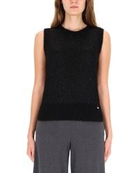 Herno - Metallic Effect Sequined Vest - Lyst