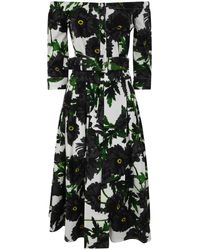 Samantha Sung - Audrey Off Shoulder 3/Sleeves Long Dress - Lyst