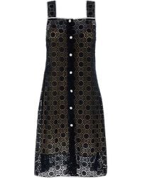 Miu Miu - Midnight Macrame Lace Dress - Lyst