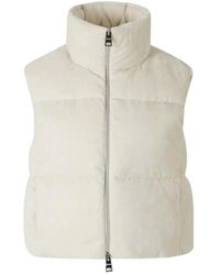 Herno - Velvet Sleeveless Down Jacket - Lyst