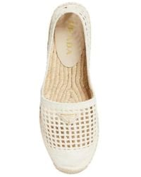 Prada - Cotton Polyester Flat Shoes - Lyst