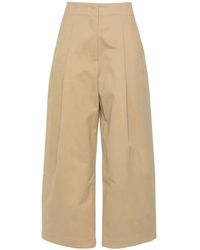 Studio Nicholson - Cotton Wide-Leg Trousers - Lyst