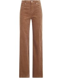 7 For All Mankind - Lotta Corduroy Coffee Bean With Side Panel - Lyst