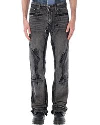 Who Decides War - Exposure Patchwork Denim Jeans - Lyst