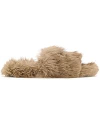 Balenciaga - Furry Slide - Lyst