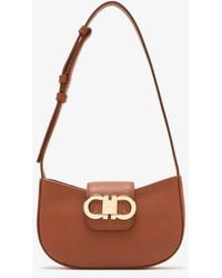 Ferragamo - Double Gancini Mini Bag - Lyst