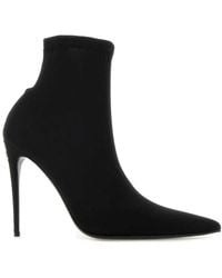 Dolce & Gabbana - Fabric Ankle Boots - Lyst