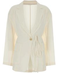 Brunello Cucinelli - Silk Blazer - Lyst
