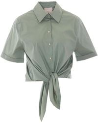 Liu Jo - Peppermint Cotton Polyamide Shirt - Lyst