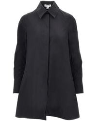 Alaïa - Alaia Poplin A-Line Mini Dress - Lyst