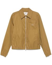 Ami Paris - Logo Plaque Twill Bomber Jacket - Lyst