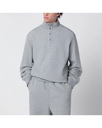 Entire studios - Cotton Buttoned Sweater - Lyst