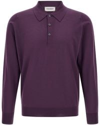 John Smedley - 'Dorset' Polo Shirt - Lyst