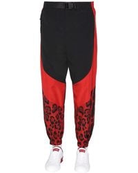 Dolce & Gabbana - Jogging Pants With Animal Print - Lyst